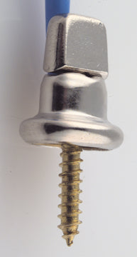 BAINBRIDGE DOT-G106-4PK SINGLE STUD WITH BRASS SCREW (4PK)