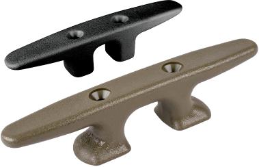 SEADOG 043360-1 6IN BLACK NYLON OPEN BASE CLEAT PAIR