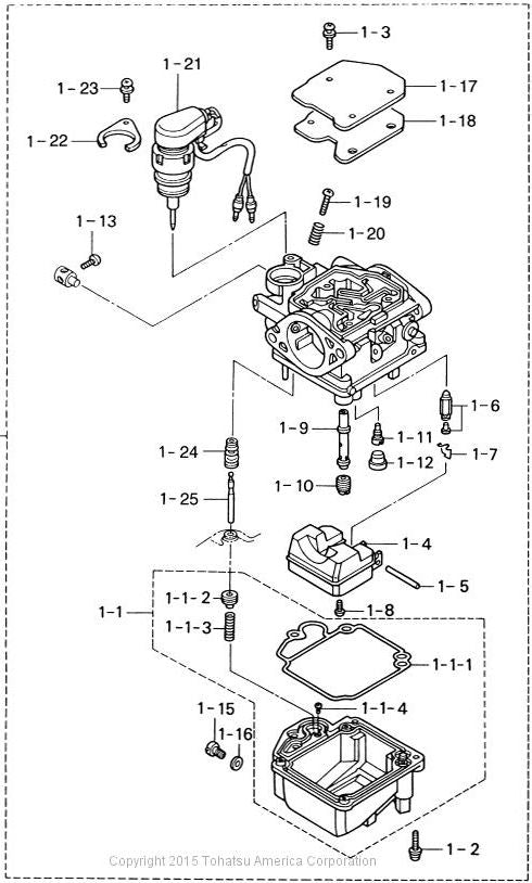 TOHATSU 3R3-03239-0 FLOAT VALVE
