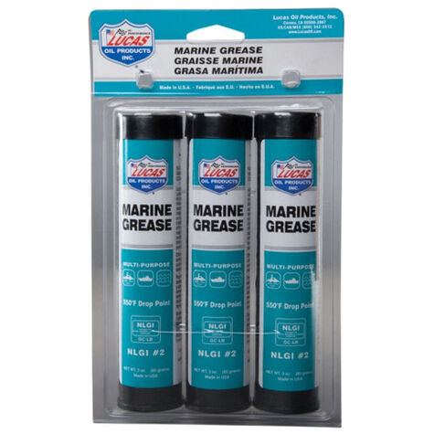 LUCAS 10682 WHEEL HUB GREASE LUCAS MARINE 3 PK