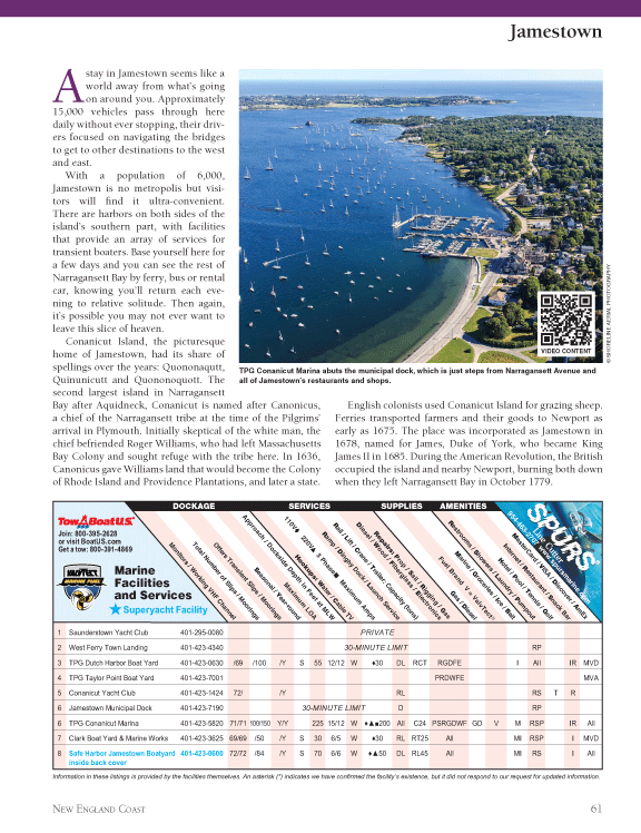 MAPTECH CGNEC-17 EMBASSY CRUISING GUIDE NEW ENGLAND COAST 17TH EDITION