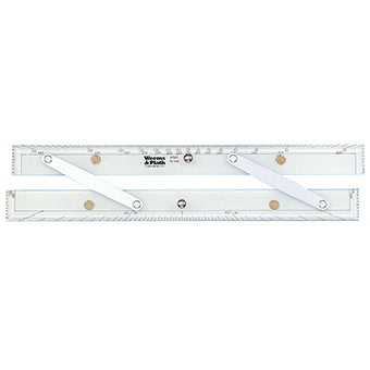 WEEMS & PLATH 141 15" Brushed Aluminum Arms Parallel Rule