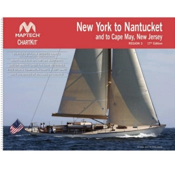 Maptech R03-17 ChartKit New York to Nantucket and to Cape May, New Jersey 17TH EDITION