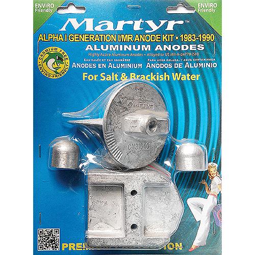 MARTYR CMALPHAGEN1KITA ALPHA 1/MR ALUMINUM ANODE KIT