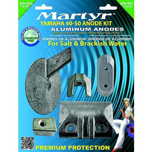 MARTYR CMY4050KITA YAMAHA 40-50HP ANODE KIT ALUM