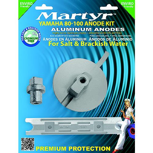 MARTYR CMY80100KITA YAMAHA 80-100HP ANODE KIT ALUM