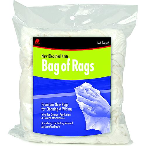 BUFFALO 60205 WHITE RAGS 8OZ