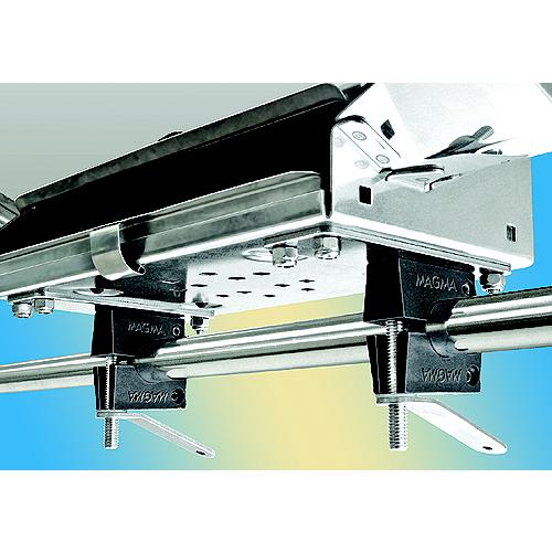 Magma T10-580 "Dual" Horizontal Round Rail (HD) Mount For all ChefsMate, Newport, Catalina, Monterey and Dual Mount Tables