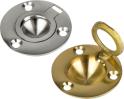 SEADOG 222465-1 CHROME BRASS ROUND RING PULL