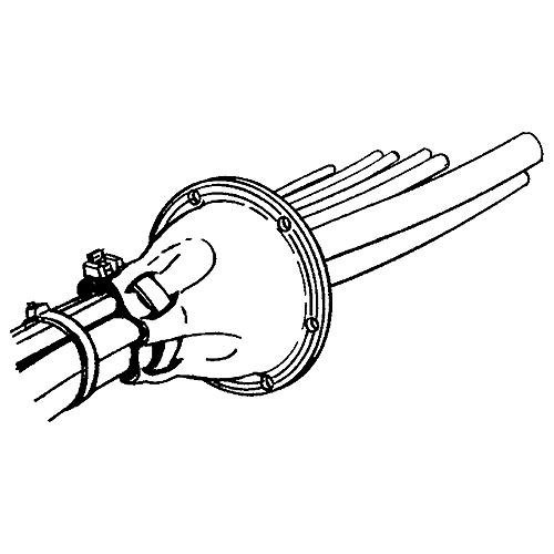 TH MARINE 3" MOTORWELL BOOT & RING