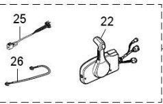 TOHATSU 3KY-72539-0 TACH HARNESS