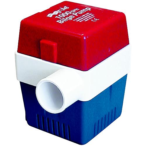 Rule 20A 12V Square Non-Automatic 1000GPH Bilge Pump