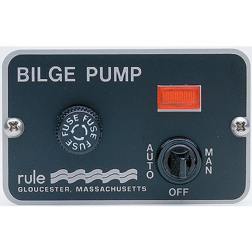 Rule 41 3-Way Bilge Panel Lighted Switch