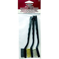 HYDE TOOLS 46660 MINI WIRE BRUSH ASSORTMRNT SS/B/N