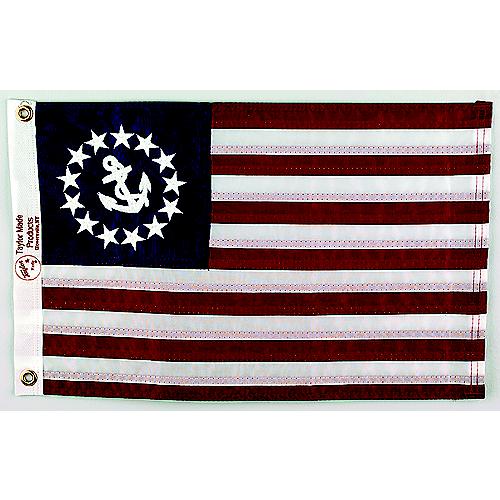 TAYLOR 8118 FLAG 12 x 18 U.S. YACHT ENSIGN