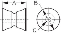 SEA DOG 328059-1 REPLACEMENT BOW ROLLER WHEEL