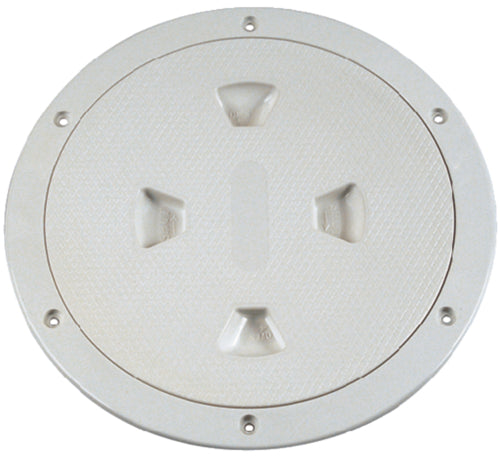 BECKSON DP82-W 8IN DECKPLATE WHITE SCREW IN NONSKID