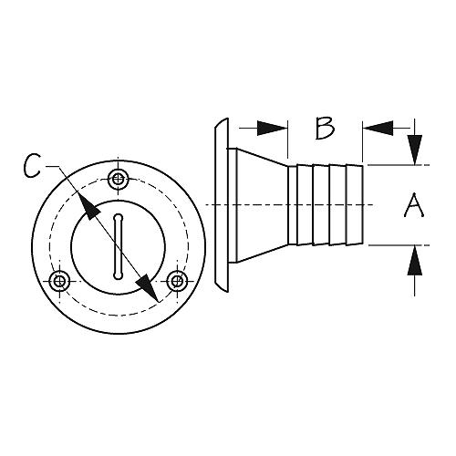 SEADOG 357030-1 GAS DECK FILL