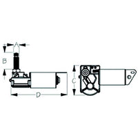 MRV WIPER MOTOR 110 DEG 24 VOLT