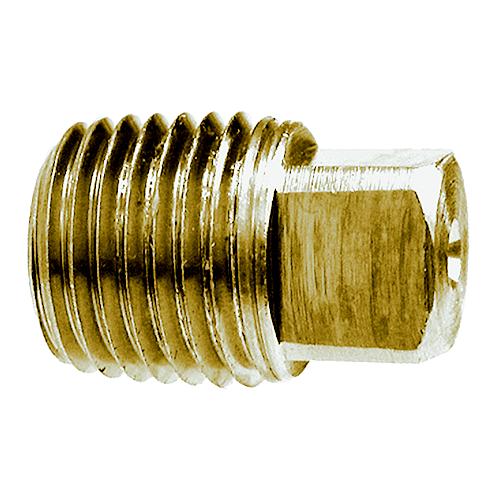 MLM-28085 1/4 BRASS SQ HEAD PIPE PLUG