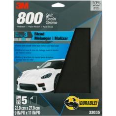 3M 32035 SAND PAPER 800 GRIT WET/DRY 5PK