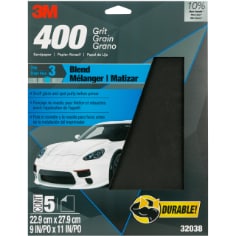 3M 32038 400 GRIT SANDPAPER WET/DRY 5PK