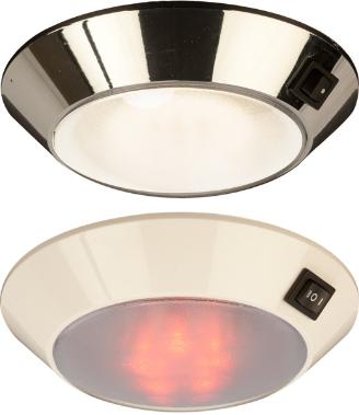 SEADOG 401757-1 WHITE PLASTIC LED DOME LIGHT