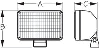 SEADOG 405115-1 FLOODLIGHT HALOGEN W/S BRACKET