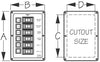 SEA DOG 422110-1 ALUMINUM VERTICAL ROCKER SWITCH PANEL