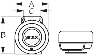 SEA DOG 431115-1 SINGLE MINI COMPACT HORN