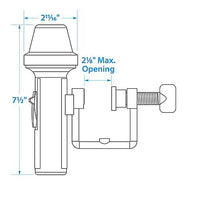 SEACHOICE 06121 PORTABLE BOW LIGHT W/C CLAMP