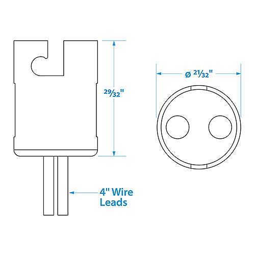 SEACHOICE 08321 BAYONET SOCKET