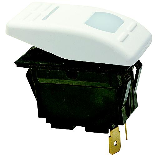 SEACHOICE 11011 ILLUM ROCKER SWITCH MOM (ON)-OFF-ON