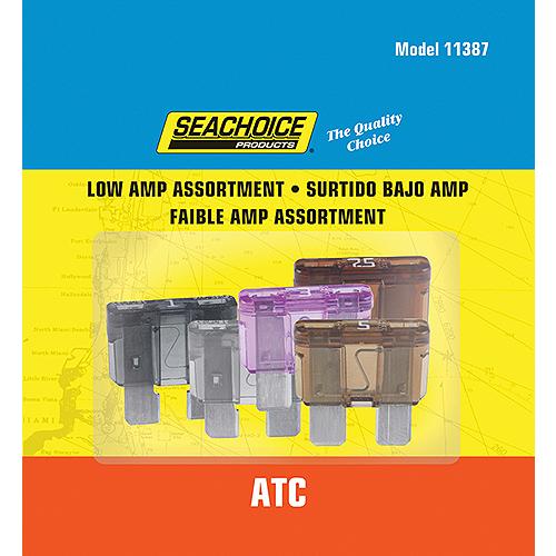 SEACHOICE 11387 5PC LOW AMP ATC BLADE FUSES