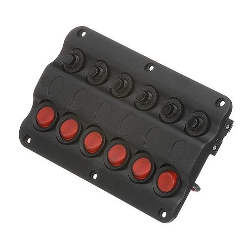 Seachoice 12331 12V LED 6 SWITCH PANEL