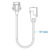 SEACHOICE 13821 7 TO 5 WAY ADAPTER W/18' CABLE