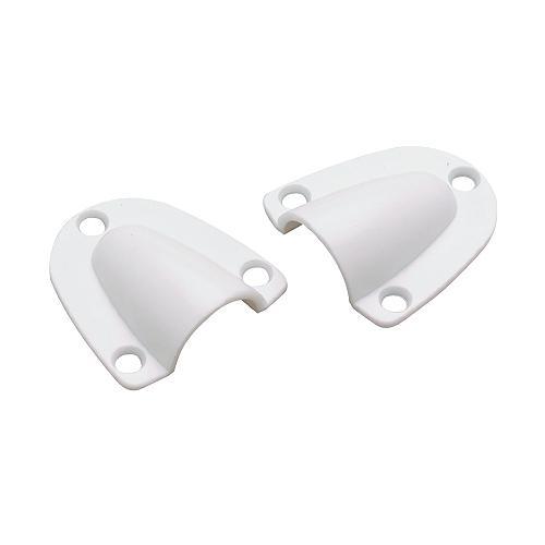 SEACHOICE 16171 WHITE PLASTIC CLAM SHELL VENT 2IN X 2-1/8IN