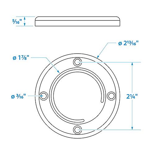 SEACHOICE 18261 SCUPPER VALVE