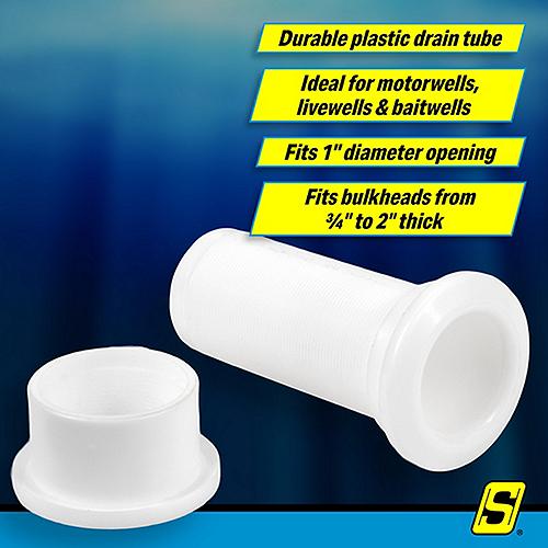 SEACHOICE 19121 DRAIN TUBE 3/4IN TO 2 1/2IN