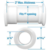 SEACHOICE 19121 DRAIN TUBE 3/4IN TO 2 1/2IN
