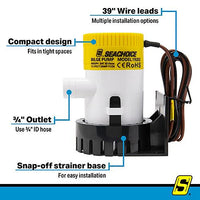 SEACHOICE 19203 450 GPH BILGE PUMP