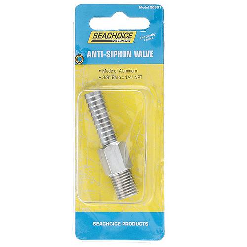 SEACHOICE 20991 ANTI-SYPHON VALVE 1/4NPTX3/8