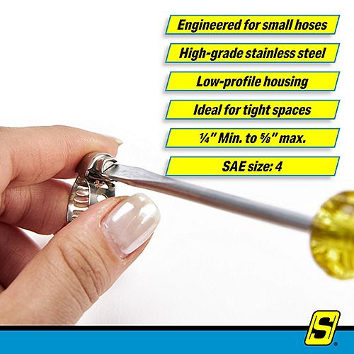 SEACHOICE 23351 MINI HOSE CLAMP SZ #4 5/16
