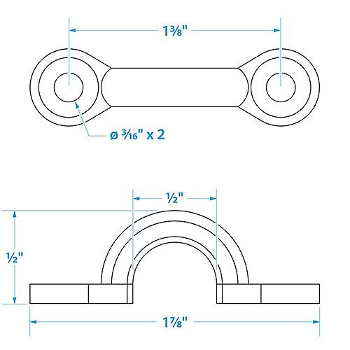SEACHOICE 28831 CPZ EYE STRAP 4PK