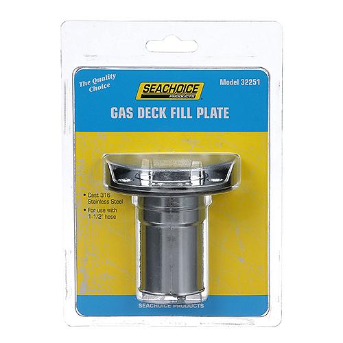 SEACHOICE 32251 SS GAS DECK FILL 1-1/2IN HOSE