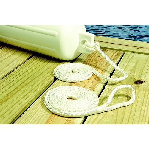 SEACHOICE 40901 1/4 X 6 FENDER LINE WHITE