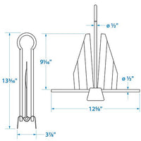 SEACHOICE 41610 7E ECONOMY ANCHOR