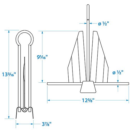 SEACHOICE 41610 7E ECONOMY ANCHOR