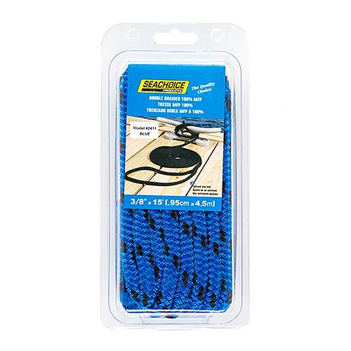 SEACHOICE 42411 3/8 X 15 POLYPROPLENE BLUE DOCK LINE