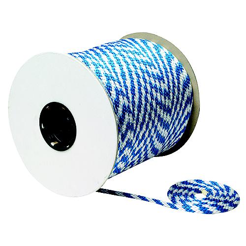 SEACHOICE 42780-FT 3/8IN BLUE & WHT POLYBRAID FLOATS- PER FT